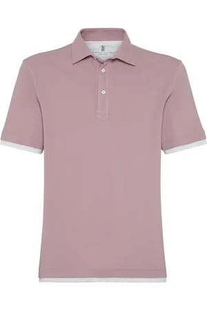 Brunello Cucinelli Poloshirt im Layering-Look
