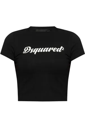 Dsquared2 Cropped-T-Shirt mit Logo-Print