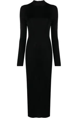 Tom Ford Maxikleid mit Schalkragen