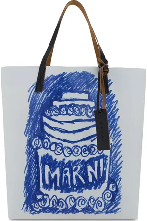 Marni Handtasche mit Logo-Print