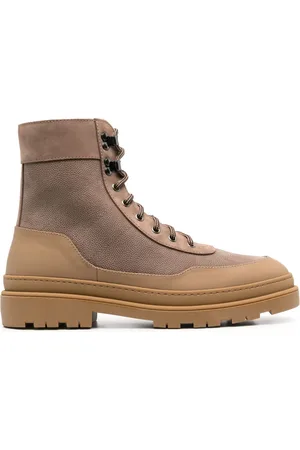 Brunello Cucinelli Knöchelhohe Wildlederstiefel