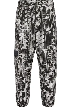 Balmain Jogginghose mit Monogramm-Print