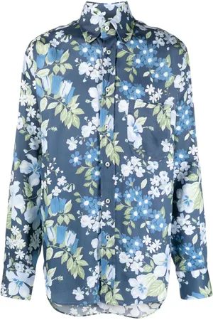 Tom Ford Hemd mit Blumen-Print