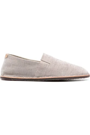 Brunello Cucinelli Melierte Espadrilles mit mandelförmiger Kappe