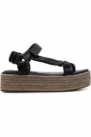 Brunello Cucinelli Verzierte Sandalen