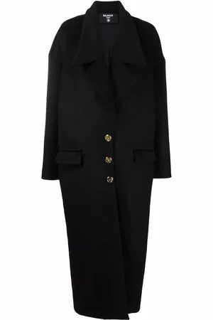 Balmain Einreihiger Oversized-Mantel