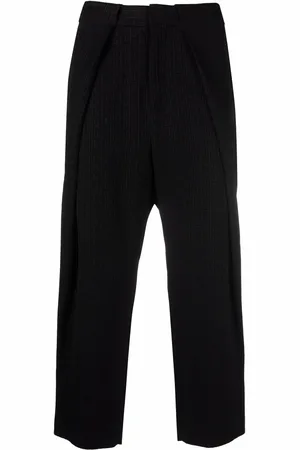 Balmain Drapierte Hose mit Monogramm