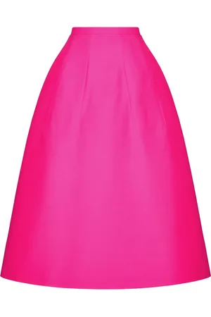 VALENTINO GARAVANI Crepe Couture Midirock in A-Linie
