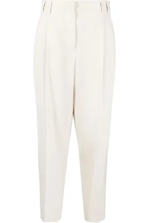 Brunello Cucinelli Klassische High-Waist-Hose