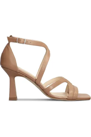 ANNA F. 80mm leather sandals