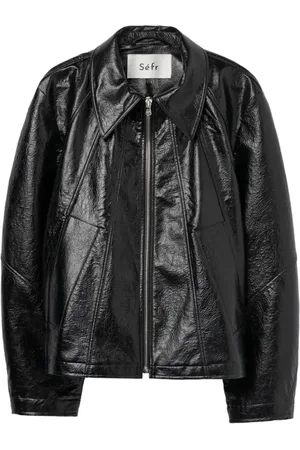 Séfr Duke faux-leather jacket