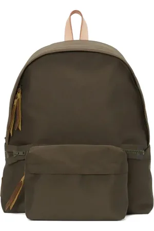 HENDER SCHEME Leder-Rucksack mit Reißverschluss