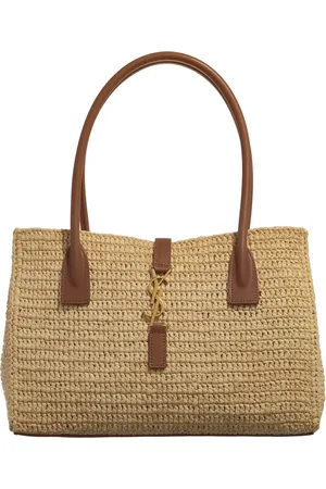 Saint Laurent Totes & Shopper - Panier Rectangle Raffia Tote Bag - Gr. unisize - in - für Damen