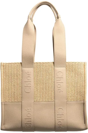 Chloé Totes & Shopper - Paneled Woody Tote Bag - Gr. unisize - in - für Damen