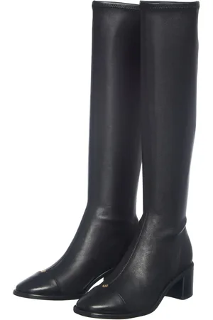Tory Burch Stiefel & Boots - Cap-Toe Knee High Boot 55Mm - Gr. 36,5 (EU) - in - für Damen