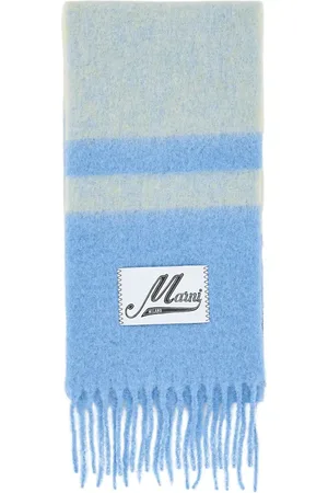 Marni Tücher & Schals - Striped Brushed Alpaca Mohair Scarf - Gr. unisize - in - für Damen