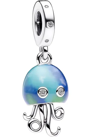 PANDORA Charms - Colour-changing Jellyfish Dangle Charm - Gr. unisize - in Hellblau - für Damen