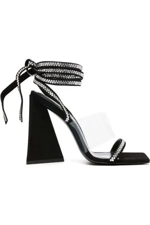 The Attico Sandalen - Isa 115Mm Embellished Leather Sandals - Gr. 38 (EU) - in - für Damen