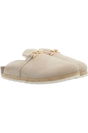 Espadrij l´originale Slipper & Pantoletten - Cloq Velour Chain - Gr. 36 (EU) - in - für Damen