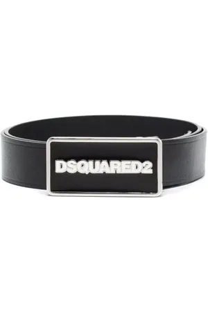 Dsquared2 Gürtel - Logo-Buckle Leather Belt - Gr. 95 - in - für Damen