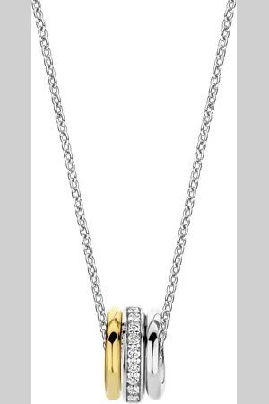 Ti Sento Halsketten - Kette 34058ZY - Gr. unisize - in Mehrfarbig - für Damen
