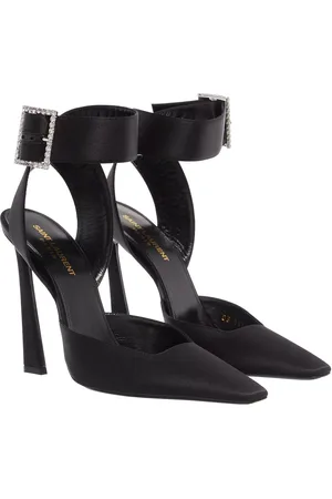 Saint Laurent Pumps & High Heels - Fanny Slingback Pumps In Crepe Satin - Gr. 38 (EU) - in - für Damen