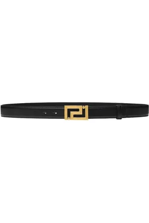 VERSACE Gürtel - Greca Leather Belt - Gr. 110 - in - für Damen