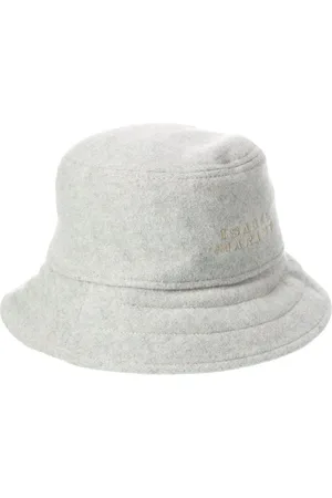 Isabel Marant Caps & Mützen - Giorgia Wool Felt Logo Bucket Hat - Gr. 57 - in - für Damen