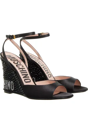 Moschino Sandalen - Strass Heel Sandals - Gr. 40 (EU) - in - für Damen