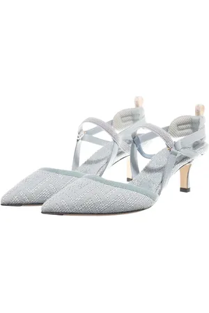 Fendi Hohe Schuhe - Slingback FF Jacquard - Gr. 36 (EU) - in - für Damen