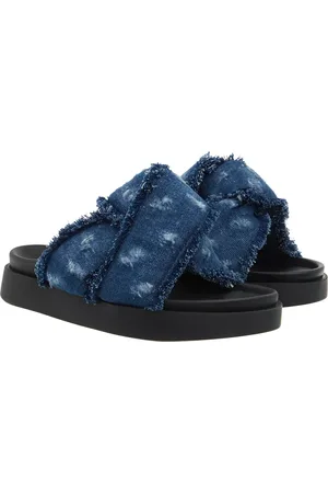 INUIKII Slipper & Pantoletten - Soft Crossed Jeans - Gr. 36 (EU) - in - für Damen