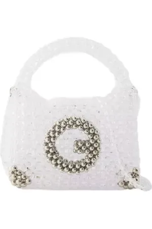 GERMANIER Crossbody Bags - Beaded Bag - Beads - Transparent And Silver - Gr. unisize - in - für Damen