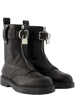J.W.Anderson Stiefel & Boots - Punk Combat Boots - Leather - Black - Gr. 37 (EU) - in - für Damen