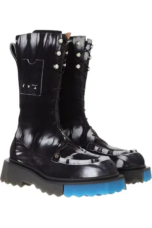 OFF-WHITE Stiefel & Boots - Tie Dye Sponge Pocket Combat - Gr. 40 (EU) - in - für Damen