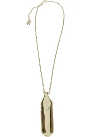 Courrèges Halsketten - Brass Necklace With Flask Pendant - Gr. unisize - in - für Damen