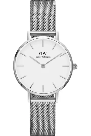 Daniel Wellington Uhren - Classic Petite Sterling 28 mm - Gr. unisize - in Silber - für Damen