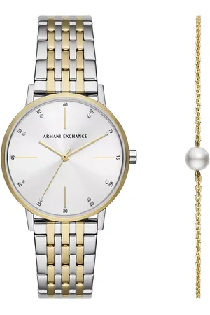 Armani Exchange Uhren - Three-Hand Two-Tone Stainless Stee - Gr. unisize - in Mehrfarbig - für Damen