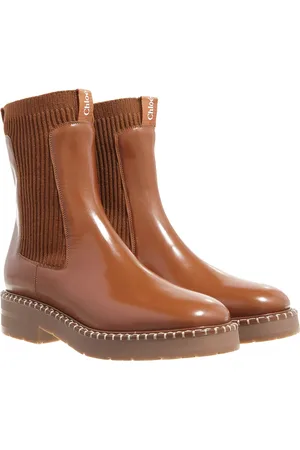 Chloé Stiefel & Boots - Noua Shiny Leather Ankle Boots - Gr. 40 (EU) - in - für Damen