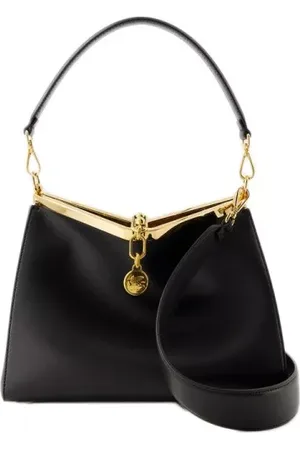 Etro Hobo Bags - Pelle Unita Hobo Bag - Leather - Black - Gr. unisize - in - für Damen