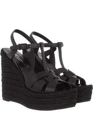 Saint Laurent Sandalen - Tribute Wedge Espadrilles - Gr. 41 (EU) - in - für Damen