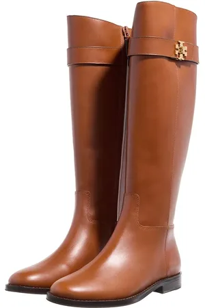 Tory Burch Stiefel & Boots - T Lock Riding Boot - Gr. 37,5 (EU) - in - für Damen