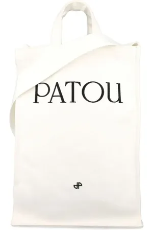 Patou Hobo Bags - Cream White Shoulder Bag With Logo - Gr. unisize - in - für Damen