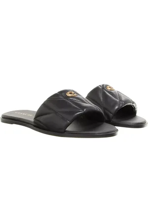 Coach Slipper & Pantoletten - Holly Quilted Leathe Blk - Gr. 36 (EU) - in - für Damen