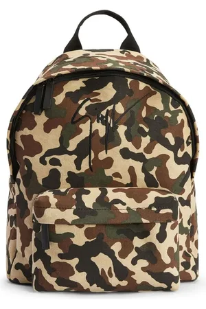 Giuseppe Zanotti Businesstaschen & Reisegepäck - Bud Camouflage Logo Backpack - Gr. unisize - in - für Damen