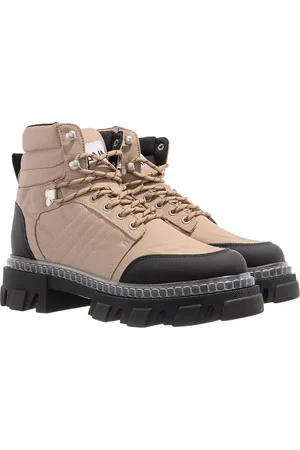 Ganni Stiefel & Boots - Cleated Lace Up Hiking Boot - Gr. 38 (EU) - in - für Damen