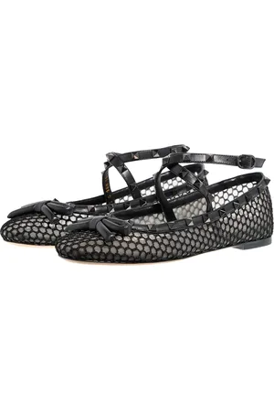 VALENTINO GARAVANI Loafer - Rockstud Ballerina - Gr. 37 (EU) - in - für Damen