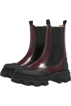 Ganni Stiefel - Cleated Mid Chelsea Boot Brushed - Gr. 36 (EU) - in - für Damen
