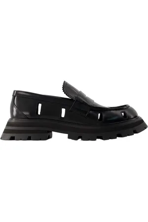 Alexander McQueen Stiefel & Boots - Wander Ankle Boots - Black/White - Leather - Gr. 35 (EU) - in - für Damen