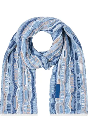 Carlo Colucci Tücher & Schals - Knit Scarf Blue - Gr. unisize - in - für Damen