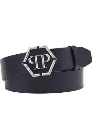 Philipp Plein Gürtel - Belts Dark Bluenickel - Gr. 100 - in - für Damen